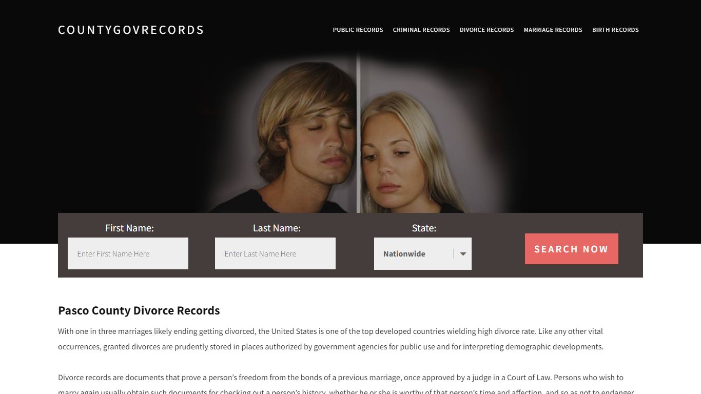 Pasco County Divorce Records | Enter Name and Search|14 Days Free